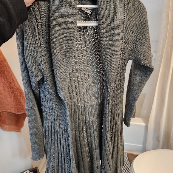 Hannah Charcoal Cowl Neck Sweater - Picture 7 of 7